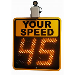 Radar-activated Strobe Light Kit for Speed Limit Signs
